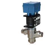 MVS661.25-6.3N - 2-port refrigerant valve, solder connection, PN 63, DN25, kvs 6.3, AC/DC 24 V, DC 0/2...10 V / 0/4...20 mA