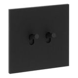 Art d'Arnould universe Epure double two-way switch or switch - matte black