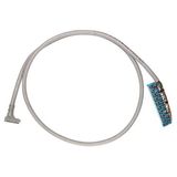 Allen-Bradley 1492-ACAB025EA69 Prewired Cable for 1769-IF8 (S-ended voltage) Analog input, 20 conductors, #22 AWG, shielded, w/Two 1769-RTBN18 connectors & AIFM 25-Pin D-shell connector, length 2.5 meter (8.2 feet)