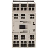 Contactor, 3 pole, 380 V 400 V 3.7 kW, 1 N/O, 1 NC, 110 V 50 Hz, 120 V 60 Hz, AC operation, Push in terminals