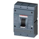 Circuit breaker 3VA5 UL frame 800 breaking capacity class C 100 kA @ 480V 3-pole