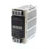 Power supply, 90 W, 100 to 240 VAC input, 24 VDC 3.75A output, DIN rai S8VS0121G