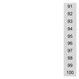 labeling plate, front, 91-100, term...