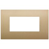 Classic plate 4M technopolymer matt gold