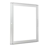 Glass curved door - for XL³ 800 cabinet Cat No 204 07 - IP 43