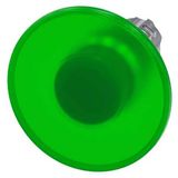 Illuminated mushroom pushbutton, 22 mm, round, metal, shiny, green, 60 mm, momentary  3SU1051-1CD40-0AA0-Z Y13