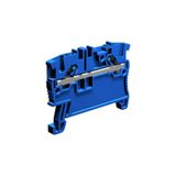 Push-in terminal block 1.5mm2, 1-level, blue color