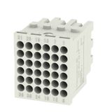 Module insert for industrial connector, Series: ModuPlug, Crimp connec