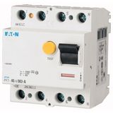 Residual current circuit breaker (RCCB), 40A, 4 p, 100mA, type S/A