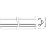 Medium Profiles for LED Strips -PM06/E/18X18/12/2