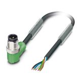 SAC-5P-M12MR/5,0-PUR BK - Sensor/actuator cable