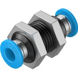 QSS-6 Push-in bulkhead connector