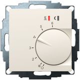 UP room controller, RAL1013 matt 55x55, 5-30C, AC 230V, 16 A relay output 1 NO contact, PWM / 2 point control, switch, TA, LED displays