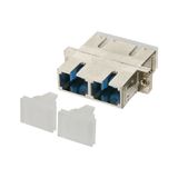 OpDAT adapter SC-Duplex OS2 (metal)