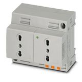 EO-L/PT/SH/LED/DUO - Double socket