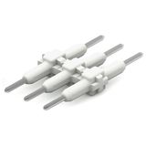 2059-904/021-000 Board-to-Board Link; Pin spacing 3 mm; 4-pole; Length: 20.5 mm; white