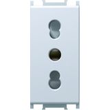 SOCKET ITALIAN P17/11+KS 2P+E 16A 250V~ 1M PW 4317689