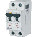 RCD/MCB combination, 40 A, 30 mA, MCB trip characteristic: C, 2p, RCD trip characteristic: AC