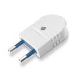 AZZURRA PLUG 2P 10A WHITE