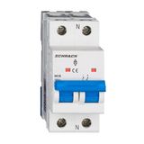 Miniature Circuit Breaker (MCB) AMPARO 10kA, C 63A, 1+N