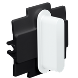 Niko Rocker for single switch functions, steel white coated