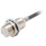 Proximity sensor, inductive, brass-nickel, short body, M18, shielded, E2E 8283M