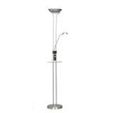 Alari LED Floor Lamp Nickel USB