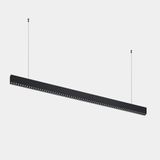 Lineal lighting system Infinite Slim Individual Pendant 1680mm 43.1 3000K CRI 90 DALI-2/PUSH Black IP40 5221lm