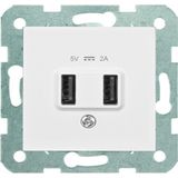 Karre-Meridian White USB Socket