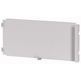 Front plate, blind, HxW= 100 x 400mm