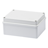 JUNCTION BOX WITH PLAIN SCREWED LID - IP56 - INTERNAL DIMENSIONS 150X110X70 - SMOOTH WALLS - GREY RAL 7035