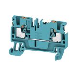 Feed-through terminal block, PUSH IN, 2.5 mm², 800 V, 24 A, Number of 