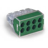 PUSH WIRE® connector for junction boxes for solid and stranded conduct