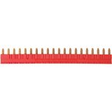 Interconnection strip JB20 for relays SIR6W, SIR6WB. Red Colour