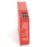 Safety Relay,MSR126R,230VAC,Manual Monitored,Fixed,22.5MM Housing Width,Infinite,One 2 N.C. Input,One LC Input,2 Safety Output,CAT 4 Rated