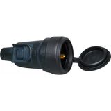 Grounding-type rubber coupling