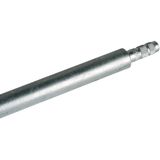 Earth rod D 25mm L 1500mm St/tZn type Z with triple knurled pin