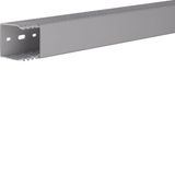 Slotted panel trunking made of PVC LKG 50x50mm stone grey