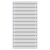 Flush-mount. distribution board 4U-39L,H:1885 W:1030 D:250mm