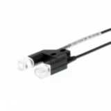 Fiber optic sensor head, through-beam, slot type, 10 mm, R25 fiber, 2 E32 1450F