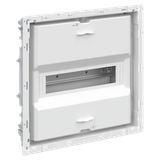 UK612EB Consumer unit , 347 mm x 362 mm x 97 mm, Flush mounting, 12 SU, IP30, Without Door