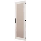 Section door with glass window, closed IP55, two wings, HxW = 1800 x 1000mm, grey