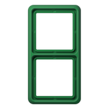 2-gang frame, Green CD582GN