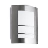 Wall fixture IP55 Siluet E27 60W Stainless steel 1500lm