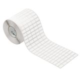 Device marking, Self-adhesive, 18 mm, Cotton fabric, white