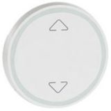 Round key cover Arteor BUS/SCS - Up/Down symbol - 2 modules - white