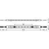 LED STRIP PERFORMANCE-1000 RGBW PROTECTED -1000/RGBW/830/5/IP66