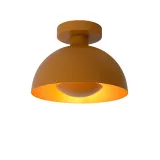 Lucide SIEMON - Flush ceiling light - Ø 25 cm - 1xE27 - Ocher Yellow