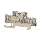 Multi-tier modular terminal, PUSH IN, 1.5 mm², 500 V, 17.5 A, Number o