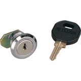 Lock set for plastic door